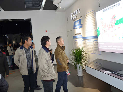 参观规划馆、菊花展