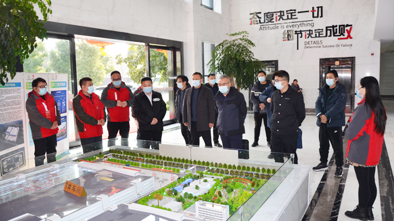 市质安站陈荣书记一行莅临中国尊龙官方网站集团指导工作